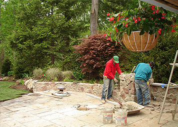 Residential Landscaping Services - Patio and Sod